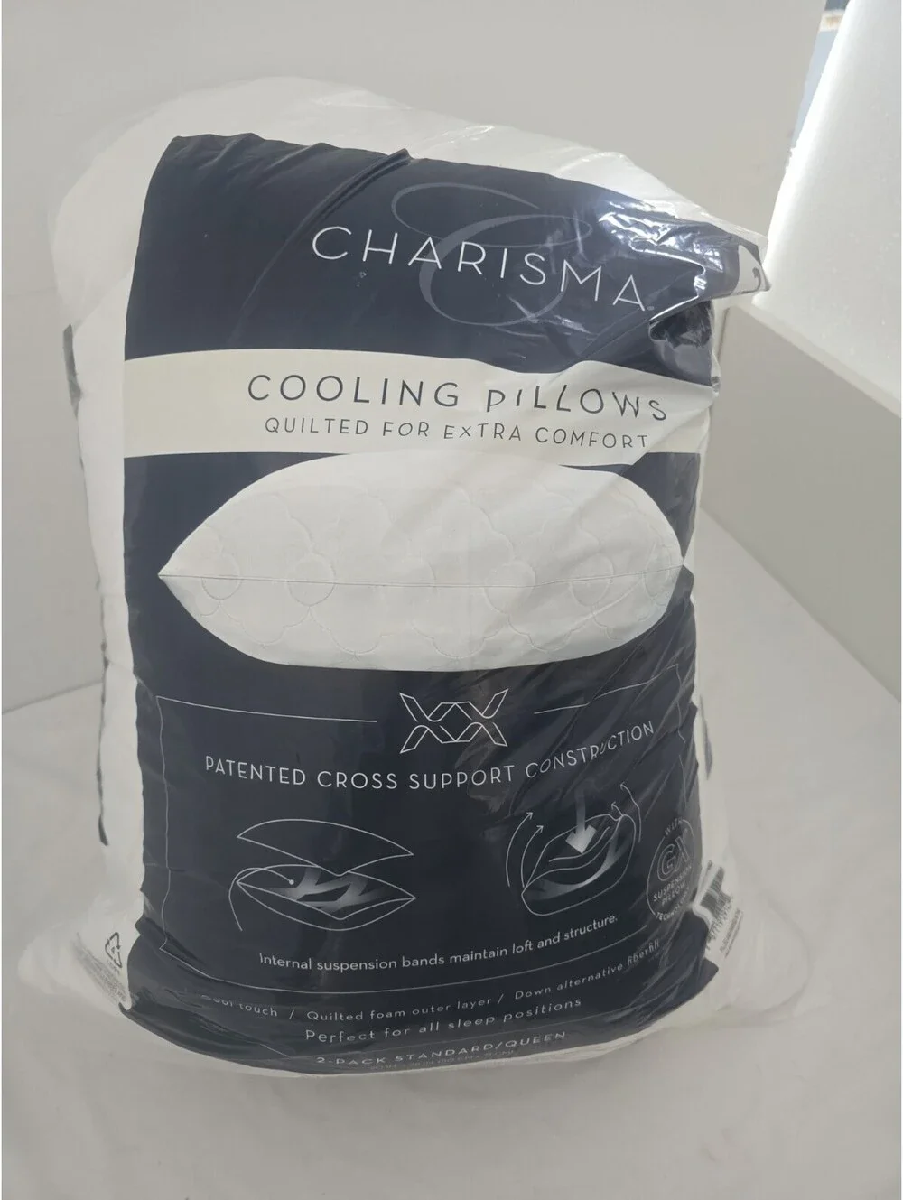 Charisma Cooling Pillow, 2-pack